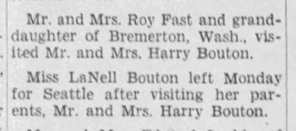 Clipping from The Billings Gazette